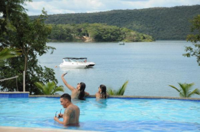 ALDEIA DO LAGO C104-COM COZINHA , CHURRASQUEIRA e bebidas liberadas no parque aquático, internet banda larga, rampa barco e jet, pesqueiro